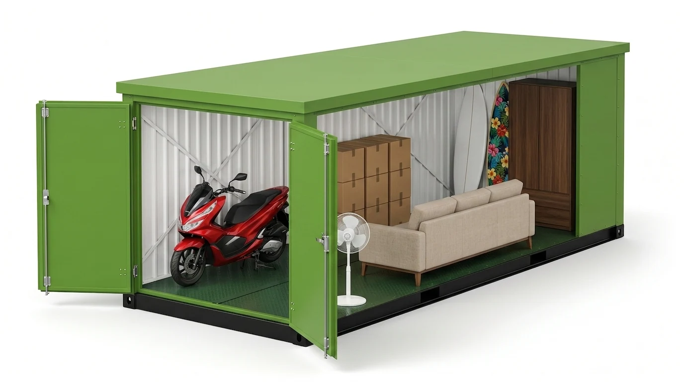 Drive-Up Large filled with realistic items