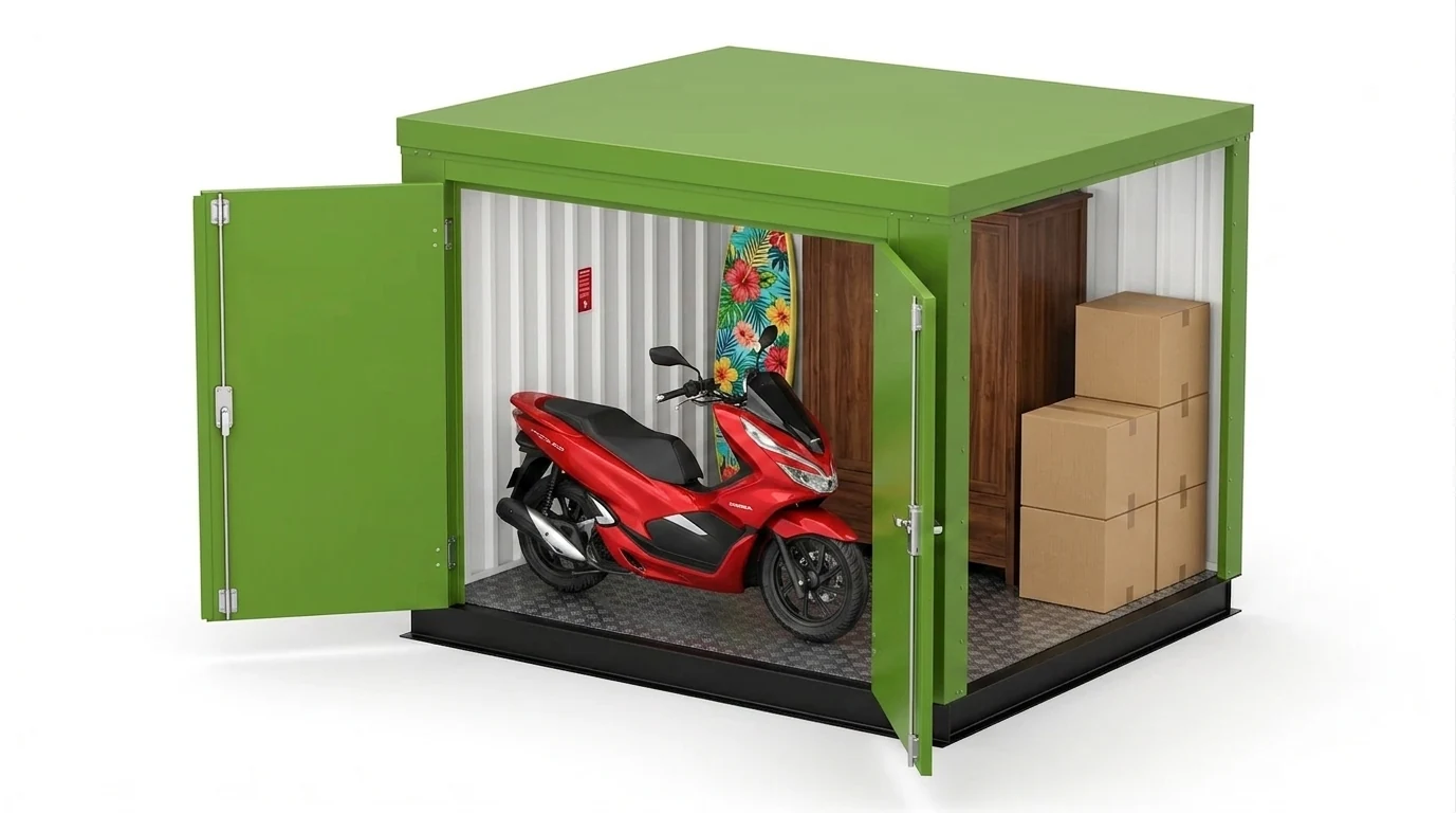 Drive-Up Medium filled with realistic items